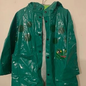 Darling Green Froggy Western Chief Raincoat - 2T